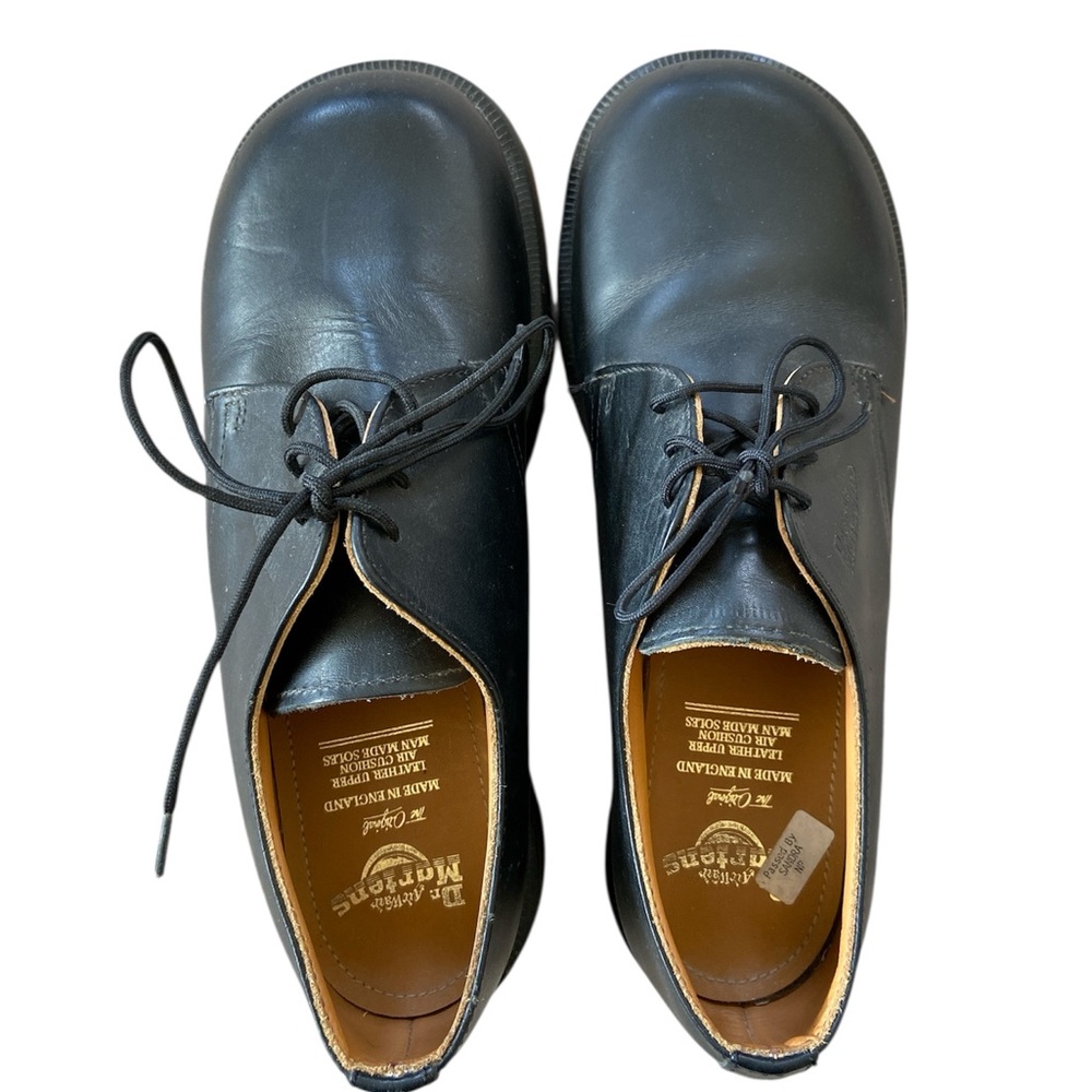 Dr Martens UK 7 (W9/M8) Distressed Goth EDM Chunky Platform‎ Shoes Black - Picture 12 of 13